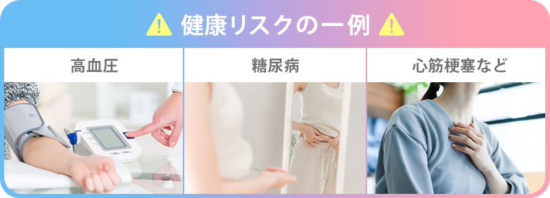健康リスクの一例